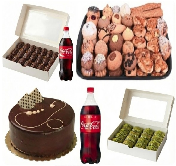 Fıstıklı Baklavalı 4-6 Kişilik Pasta Menüsü